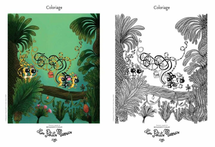 Coloriage – L&rsquo;école des Petits Marsus