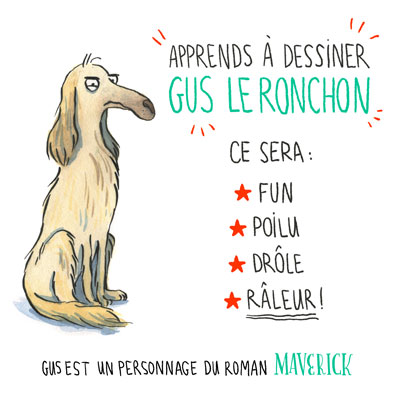 Tuto dessin – Gus le ronchon