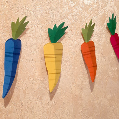 Guirlande de carottes