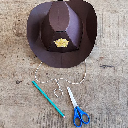 fabrique ton Chapeau de Cowboy