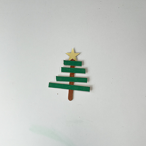Fabrique ton sapin de Noël