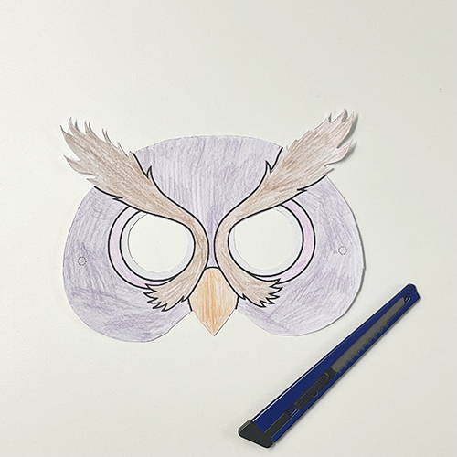 Fabrique ton masque de hibou