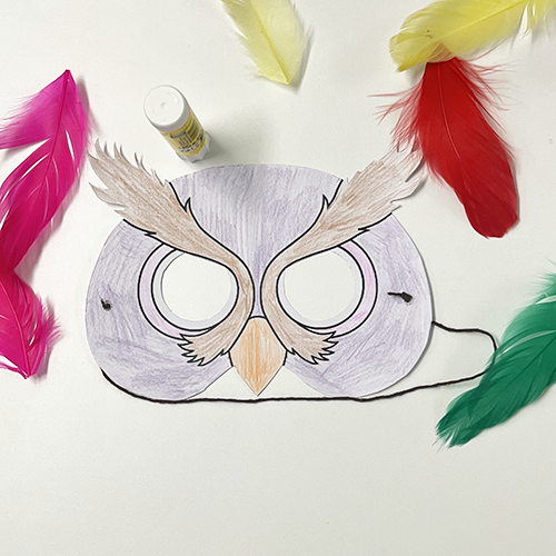 Fabrique ton masque de hibou