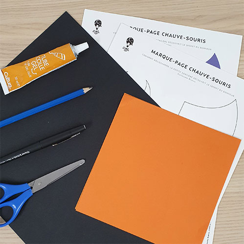Marque-page chauve-souris