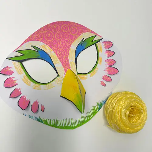 Fabrique ton masque de chouette