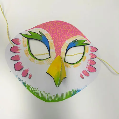 Fabrique ton masque de chouette