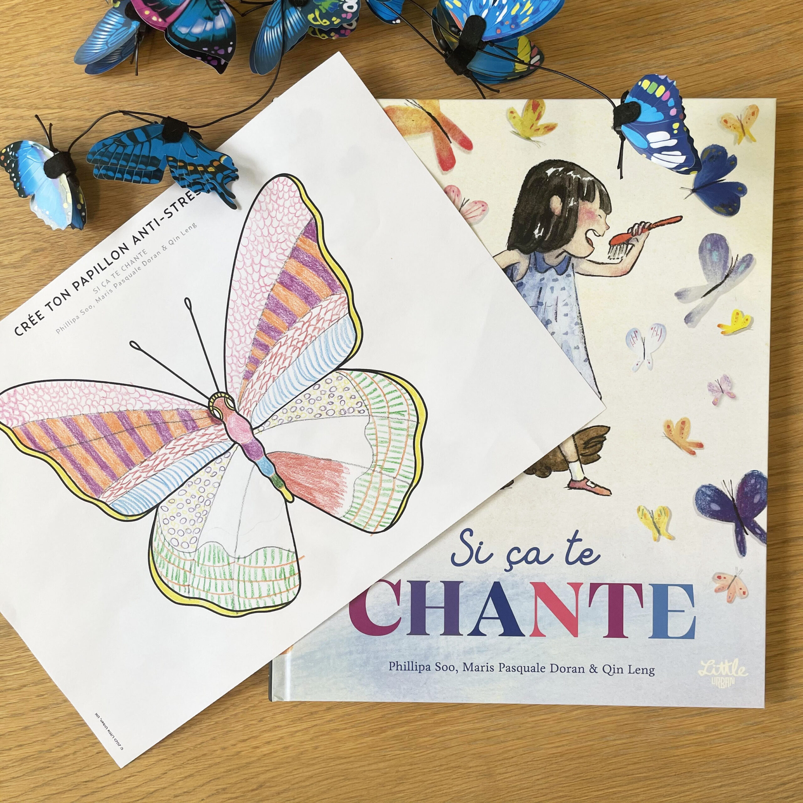 Dessine ton papillon anti-stress