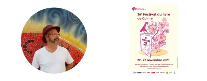 Régis Lejonc en dédicace – Salon du livre de Colmar