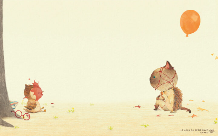 Le yoga du petit chat